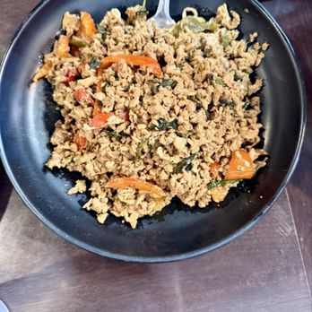 Monora Thai - Cerritos - Spicy Basil Chicken. - Thai Near Me - Cerritos, California Monora Thai - Cerritos - Spicy Basil Chicken. - Thai Near Me - Cerritos, California