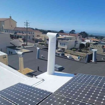Mr. Roofing - Finishing up the vent cap and panel work - Roofing Near Me - South San Francisco, California Mr. Roofing - Finishing up the vent cap and panel work - Roofing Near Me - South San Francisco, California