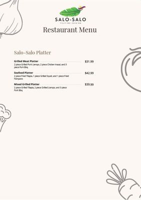 Menu photo 5 Salo Salo Filipino Express Morrow, GA Menu photo 5 Salo Salo Filipino Express Morrow, GA
