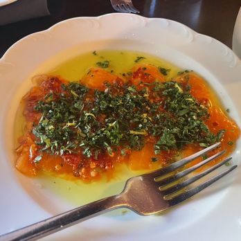 St Pierre Steak And Seafood - Arctic char carpaccio - Seafood Near Me - Minneapolis, Minnesota St Pierre Steak And Seafood - Arctic char carpaccio - Seafood Near Me - Minneapolis, Minnesota