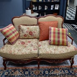 Acme Antique Market - Vintage French Country Rush Seat