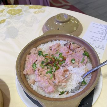 Diamond Bay Restaurant - Meat patty salted fish claypot rice - Dim Sum Near Me - Seattle, Washington