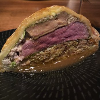 Partage - Duck pithiviers: duck, foie gras, confit, reduction - French Near Me - Las Vegas, Nevada Partage - Duck pithiviers: duck, foie gras, confit, reduction - French Near Me - Las Vegas, Nevada
