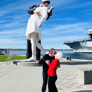 MM Tours - The Surrender Statue! Everyone loves to get a photo, this is a quick stop on the tour! - Food Tours Near Me - San Diego, California MM Tours - The Surrender Statue! Everyone loves to get a photo, this is a quick stop on the tour! - Food Tours Near Me - San Diego, California