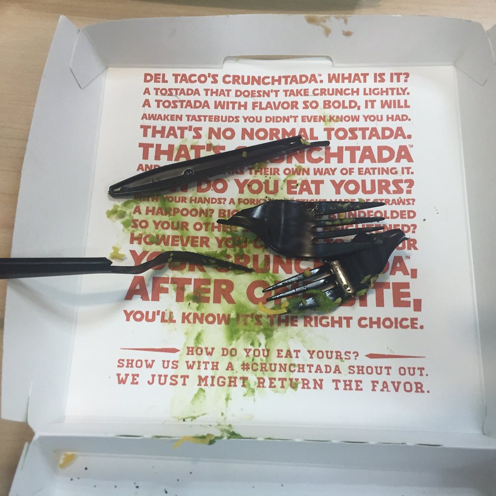 Del Taco - Crappy forks wth - Mexican Near Me - Los Angeles, California Del Taco - Crappy forks wth - Mexican Near Me - Los Angeles, California