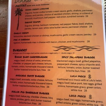 Lulu's Waikiki - Menu as of 04/2025 - Burgers Near Me - Honolulu, Hawaii Lulu's Waikiki - Menu as of 04/2025 - Burgers Near Me - Honolulu, Hawaii