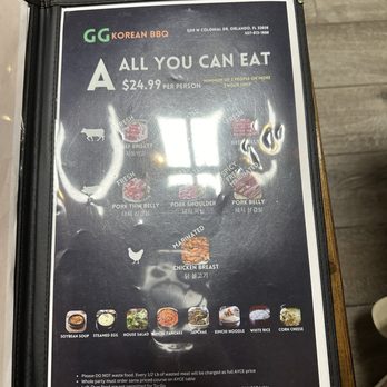 GG Korean BBQ - Korean Near Me - Pine Hills, Florida