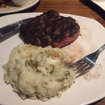 Outback Steakhouse - Med rib eye and mash. Classic and cooked perfect - Steakhouses Near Me - Visalia, California Outback Steakhouse - Med rib eye and mash. Classic and cooked perfect - Steakhouses Near Me - Visalia, California