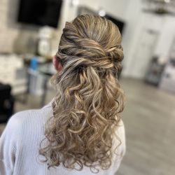 Beso & Brow - Bridesmaid updo
