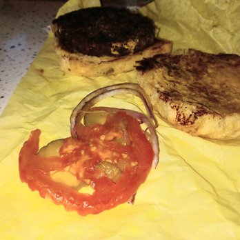 Spring Branch Store - $10 Hamburger combo with nasty lettuce,  tomato and onions.  And the onion sticks came in a half full bag and were not very good at all. - Convenience Stores Near Me - Spring Branch, Texas
