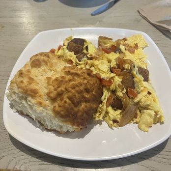 Biscuit Head - Scramble with Pimento Cheese - Cafes Near Me - Asheville, North Carolina