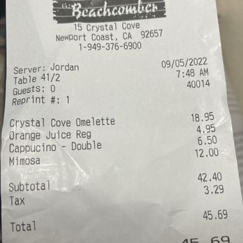 The Beachcomber - Seafood Near Me - Newport Beach, California The Beachcomber - Seafood Near Me - Newport Beach, California