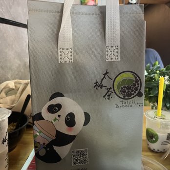 Taichi Bubble Tea - To go bag - Bubble Tea Near Me - Atlanta, Georgia