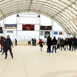 Palouse Ice Rink - The skating area