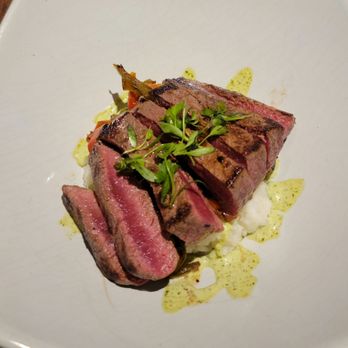 18bin - Steak with cilantro lime rice - Bars Near Me - Las Vegas, Nevada