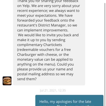 Habit Burger & Grill - This is the email. I haven't heard anything back. - Burgers Near Me - Clovis, California