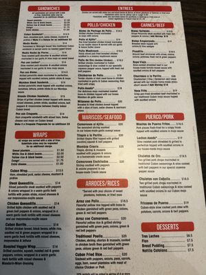 Menu photo 7 Mambos Cuban Cafe Jacksonville, FL