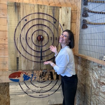 Jumping Jackalope Axe Throwing - Bullseye! - Axe Throwing Near Me - Spokane, Washington