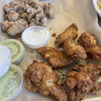 Nguyen's Kitchen - Popcorn Chicken and NK Chicken Wings (6 pcs) - Asian Fusion Near Me - Carson, California