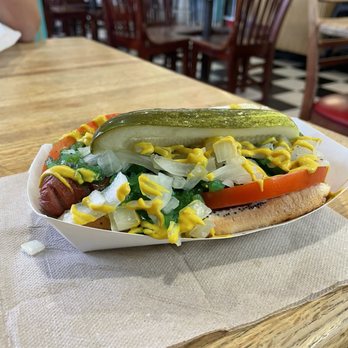 Get The Burger - Chicago hotdog - Burgers Near Me - Big Bear Lake, California