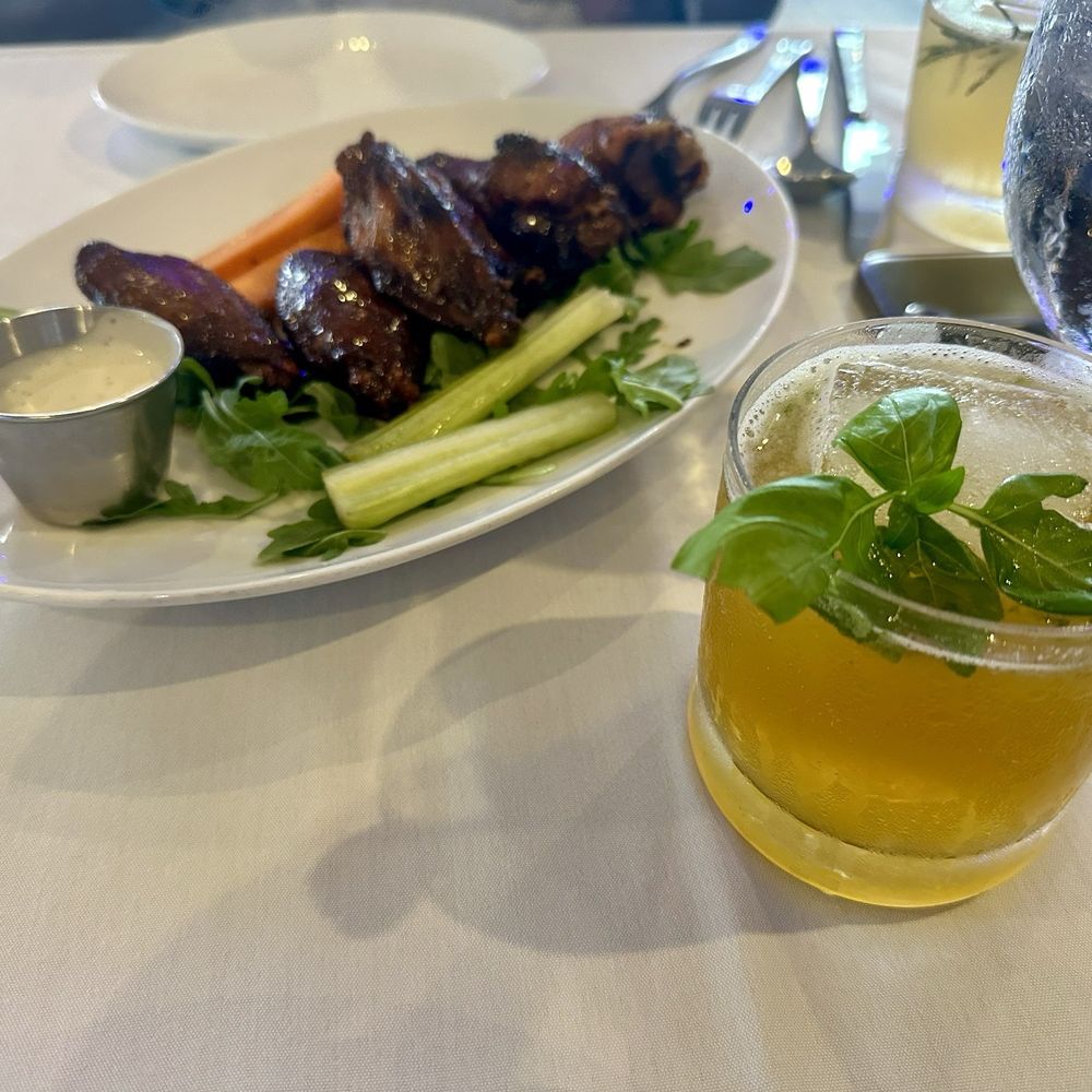 Harpers Waterfront - Pecan wings, honey old bay flavored. Basil Me Sweet. - Seafood Near Me - Edgewater, Maryland
