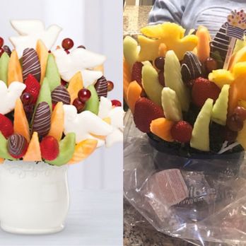 Edible Arrangements - What we paid for vs. What was received/delivered - Gift Shops Near Me - Stockton, California