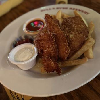 Bull & Bush - Almond Chicken Tenders with Buffalo sauce and ranch on the side - American Near Me - Denver, Colorado