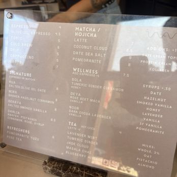 Inara - Beverage Menu - Coffee & Tea Near Me - Venice , California Inara - Beverage Menu - Coffee & Tea Near Me - Venice , California