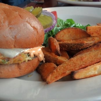 Sound View Cafe - Overpriced crab cake burger and fries - Breakfast & Brunch Near Me - Seattle, Washington