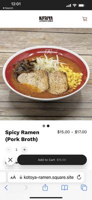 KOTOYA JAPANESE RAMEN by null