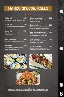 Menu photo 5 Mahzu Sushi & Grill Gainesville, FL Menu photo 5 Mahzu Sushi & Grill Gainesville, FL