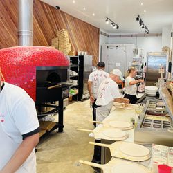 Mama Ev’s - Open kitchen - sit at the counter and watch the pies be made