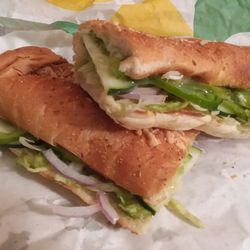 "Pick my own veggie" sub.