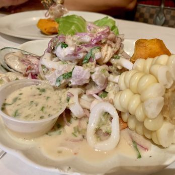 El Pollo Inka Peru - Ceviche mixto - Peruvian Near Me - Jackson Heights, New York El Pollo Inka Peru - Ceviche mixto - Peruvian Near Me - Jackson Heights, New York