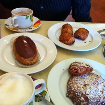 Fleur de Cocoa - Hot chocolate; mini chocolate croissants; chocolate eclair; cappuccino; mini raspberry croissant; almond croissant - Bakeries Near Me - Los Gatos, California Fleur de Cocoa - Hot chocolate; mini chocolate croissants; chocolate eclair; cappuccino; mini raspberry croissant; almond croissant - Bakeries Near Me - Los Gatos, California