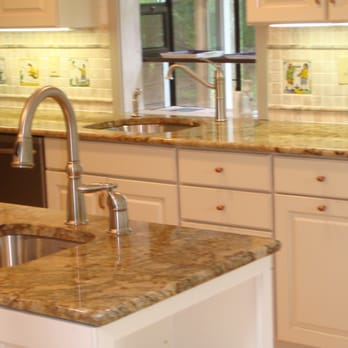 McMahon's Home Improvement - Custom cabinetry, golden granite and imported tile back splash. - Heating & Air Conditioning/HVAC Near Me - Gardiner, New York McMahon's Home Improvement - Custom cabinetry, golden granite and imported tile back splash. - Heating & Air Conditioning/HVAC Near Me - Gardiner, New York