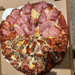 Fultano's Pizza - The Linguica and half Canadian bacon