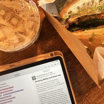 Lift Coffee Roasters - Chai tea and pesto sandwich - Coffee & Tea Near Me - Riverside, California Lift Coffee Roasters - Chai tea and pesto sandwich - Coffee & Tea Near Me - Riverside, California