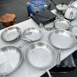 Laney College Flea Market - All Clad pans
