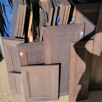 Lowe's Home Improvement - These are some of the replacement doors that Kraftmaid sent. Some of them came not even sanded! They are the wrong size or color warped. - Hardware Stores Near Me - North Las Vegas, Nevada Lowe's Home Improvement - These are some of the replacement doors that Kraftmaid sent. Some of them came not even sanded! They are the wrong size or color warped. - Hardware Stores Near Me - North Las Vegas, Nevada