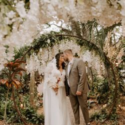 Living Sculpture Sanctuary - My Husband And I on our Wedding Day!