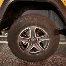 Scratched wheel Scratched wheel
