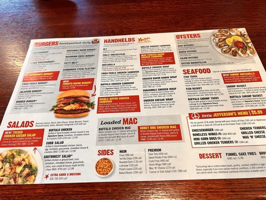 Menu photo 2 Jefferson’s Owens Cross Roads, AL Menu photo 2 Jefferson’s Owens Cross Roads, AL