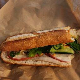Big bread and small inside portion. Bread is hard. Big bread and small inside portion. Bread is hard.