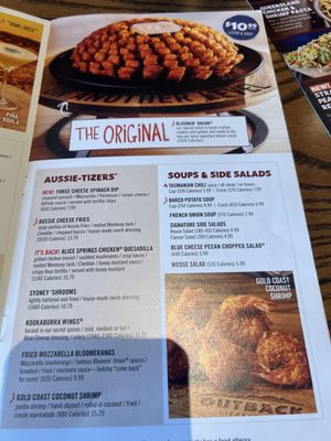 Menu photo 1 Outback Steakhouse Concord, NC Menu photo 1 Outback Steakhouse Concord, NC