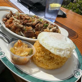 Millet’s Cafe - Sisig Silog GINGER PORK BELLY - Barbeque Near Me - Beaumont, California