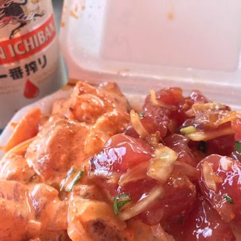 Ono Seafood - *DROOOOOLS - Spicy Tuna and Wasabi Tuna - Seafood Near Me - Honolulu, Hawaii