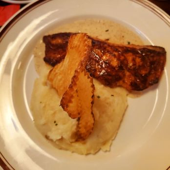 Mike's American - Smoked salmon with mashed potatoes - American Near Me - Springfield, Virginia