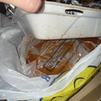 Sicily's Pizza - Buffalo sauce inside of the bag... not on the wings..??? Wth. - Pizza Near Me - Las Vegas, Nevada Sicily's Pizza - Buffalo sauce inside of the bag... not on the wings..??? Wth. - Pizza Near Me - Las Vegas, Nevada
