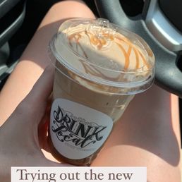 Caramel Brownie Batter Iced Americano Caramel Brownie Batter Iced Americano